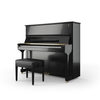 Steinway & Sons K-132 PE Zwart hoogglans