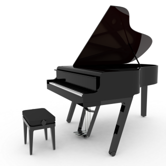 Doutreligne Seven "Black Label" Grand Piano Polished Ebony