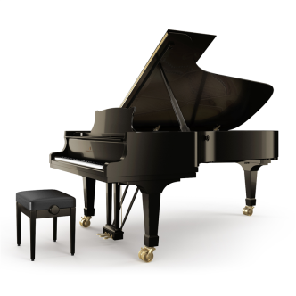 Steinway & Sons C-227 PE Black polished