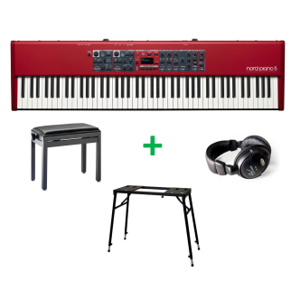 Nord Piano 5 HA88 PACK Rouge Satiné