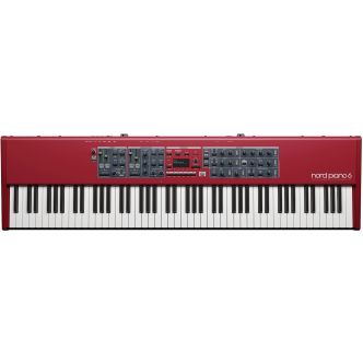 Nord Piano 6 HA88 Rood gesatineerd