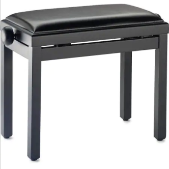 Maene Piano bench Satin Black Vinyl