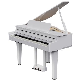 Roland GP6 PWH Piano à queue digital Blanc poli
