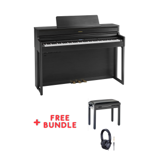 Roland HP704 CH Zwart gesatineerd