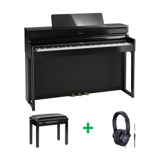 Roland HP704 PACK PE Noir poli