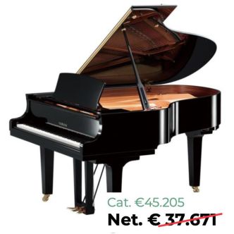Yamaha C3X PE Black polished