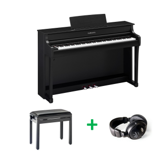 Yamaha Clavinova CLP-835 BUNDLE B Black satin