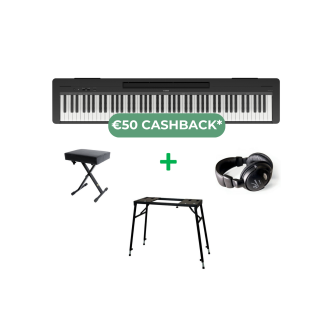 Yamaha P-145 BUNDLE B Black satin