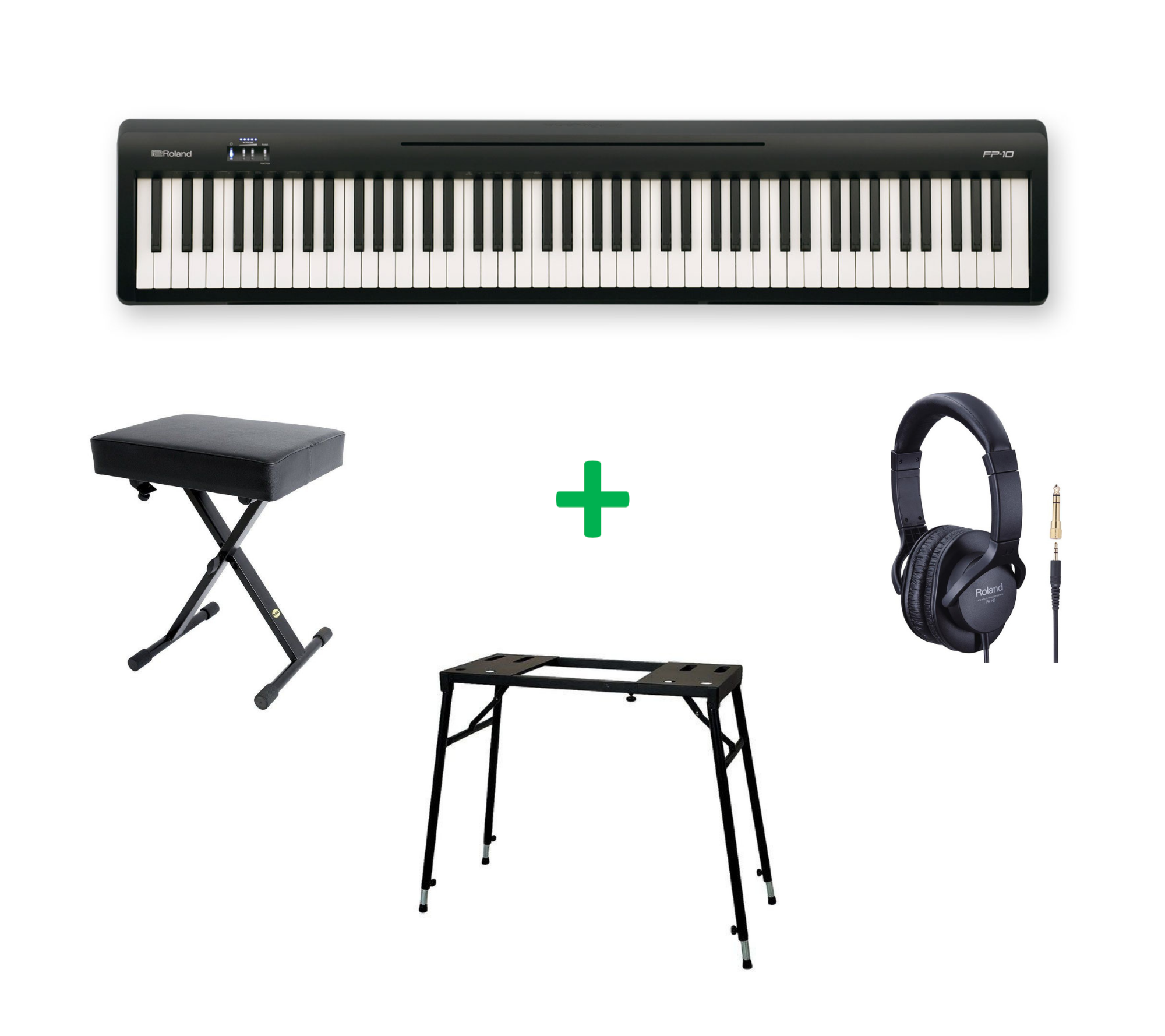 Roland FP-10 Digital Piano bundle