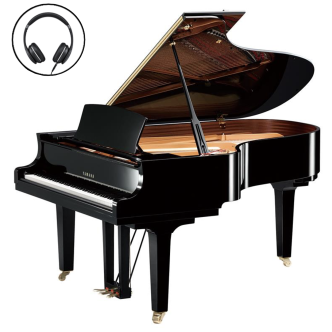 Yamaha C5X SH3 PE Zwart hoogglans