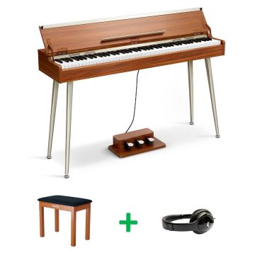Donner DWP-10 BUNDLE Walnut satin