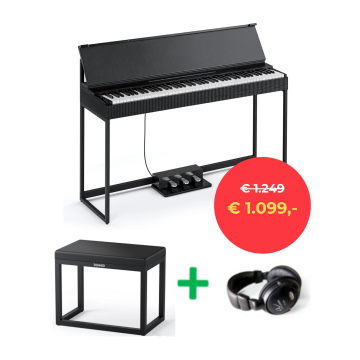Donner DWP-40 BUNDLE Black satin