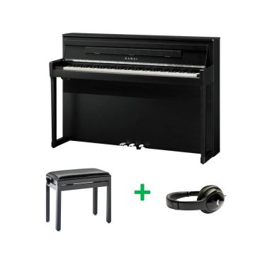 Kawai CA-901 BUNDEL B Zwart gesatineerd