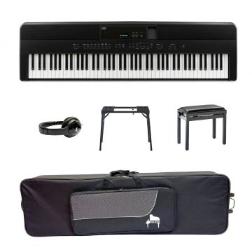 Kawai ES-520 PORTABLE BUNDLE B Black satin