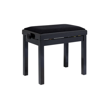 Maene Premium Piano bench Polished Black Vinyl