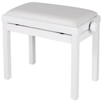 Maene Piano bench Satin White Vinyl