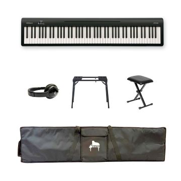Roland FP-10 PORTABLE BUNDEL BK Zwart gesatineerd