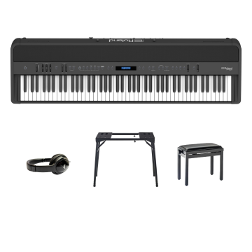 Roland FP-90X BUNDLE BK Black satin
