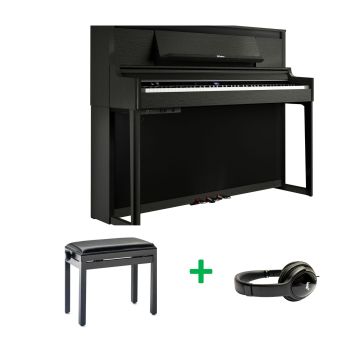 Roland LX6 BUNDLE CH Black satin