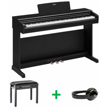 Yamaha Arius YDP-146 BUNDEL B Zwart gesatineerd