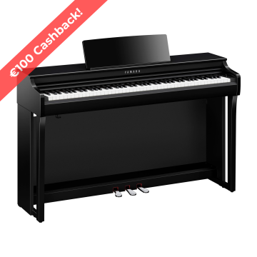 Yamaha Clavinova CLP-825 PE Zwart hoogglans