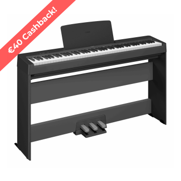 Yamaha P-145BT PREMIUM BUNDEL B Zwart gesatineerd