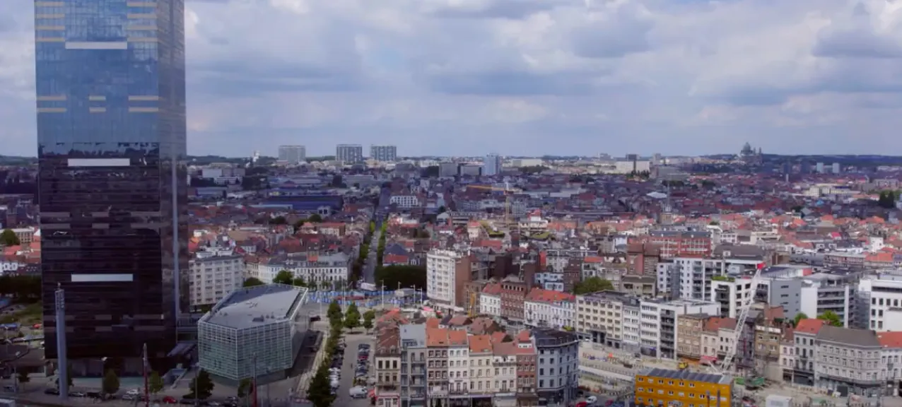 Drone View Pianos Maene Brussels