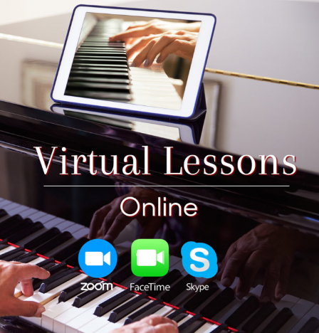 Piano spelen met app