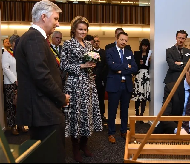 Koning Filip en Koningin Mathilde op bezoek bij Piano's Maene Ruiselede