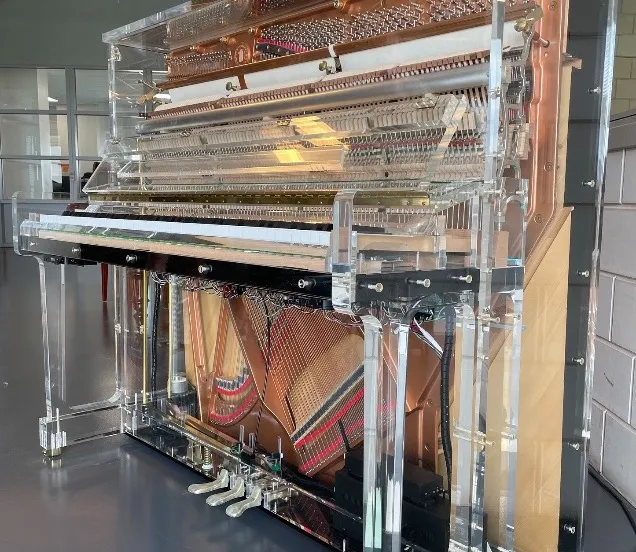Plexi Piano made by Atelier Chris Maene