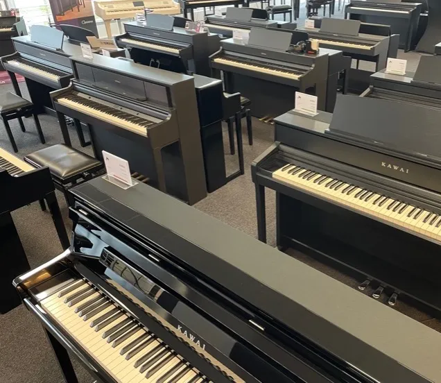 Showroom digitale piano's