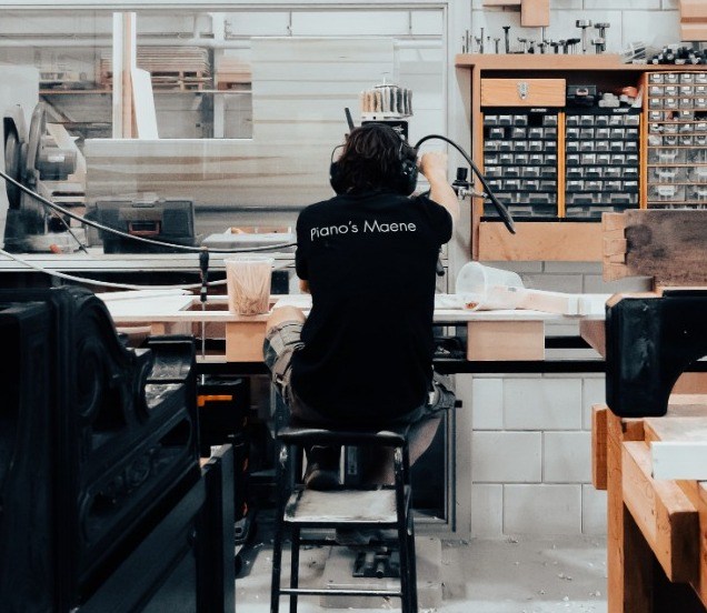 Piano restauration workshop