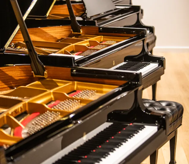 piano die op elk moment klaarstaat!
