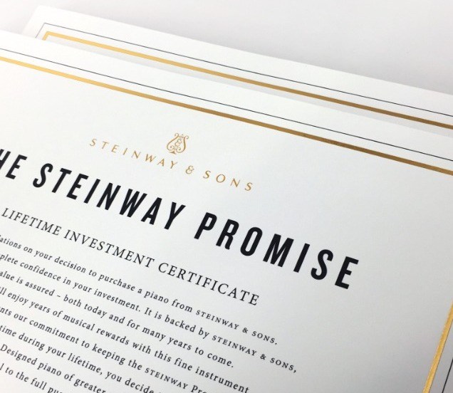steinway promise